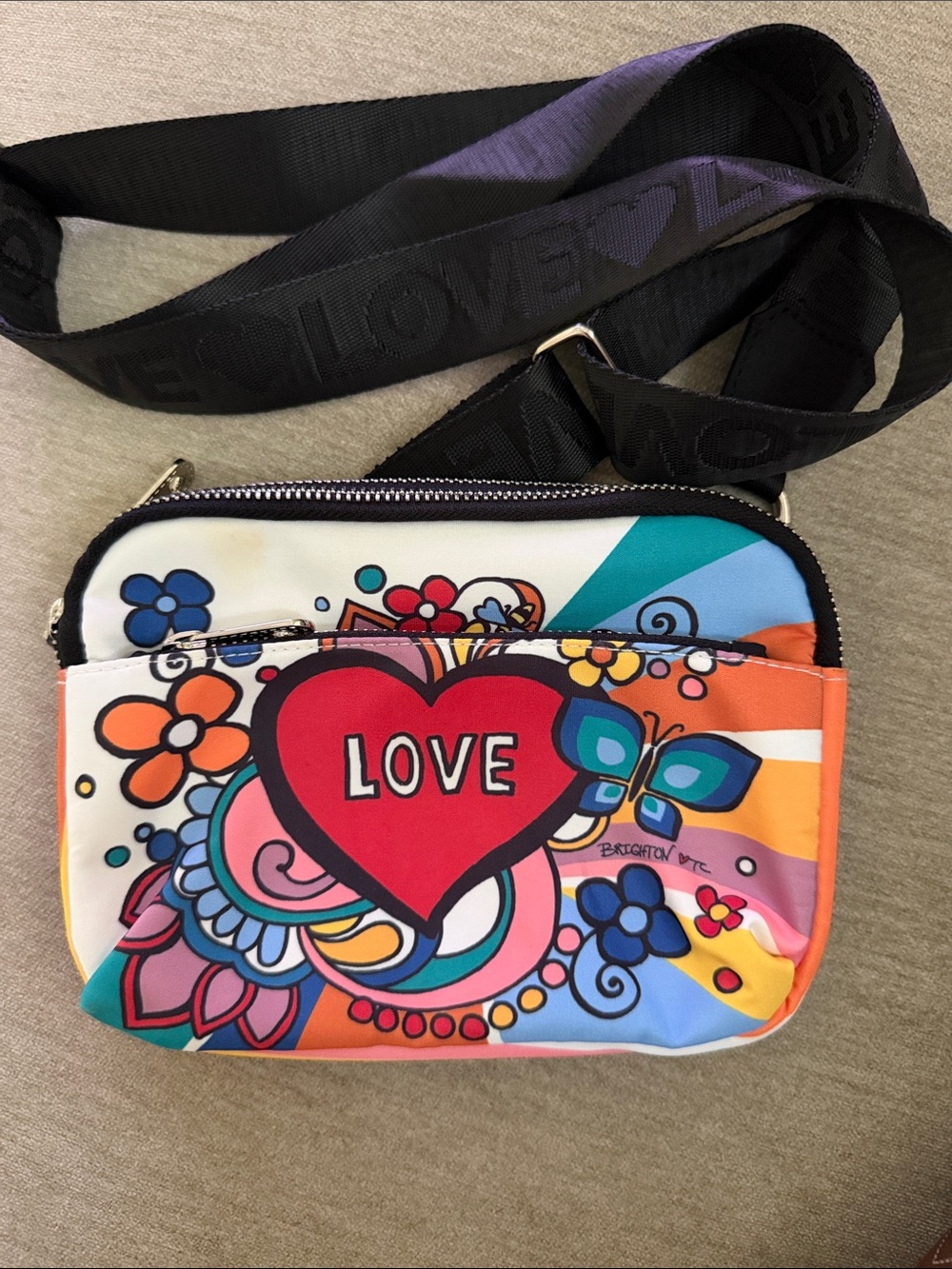 Brighton Power of Love Belt Bag